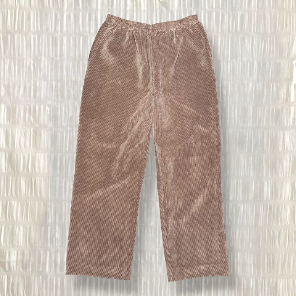 Alfred Dunner Women’s Petite Brown Soft Corduroy Pants - Size 10P